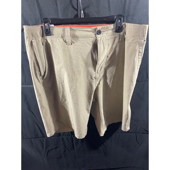 32 Degrees Men's Performance Stretch Flat Front Shorts - Polyester/Spandex, Belt Loops, Multiple Pockets - View #4